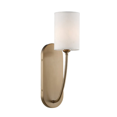 Preston 1 Light Vibrant Gold Sconce Wall Sconce Crystorama