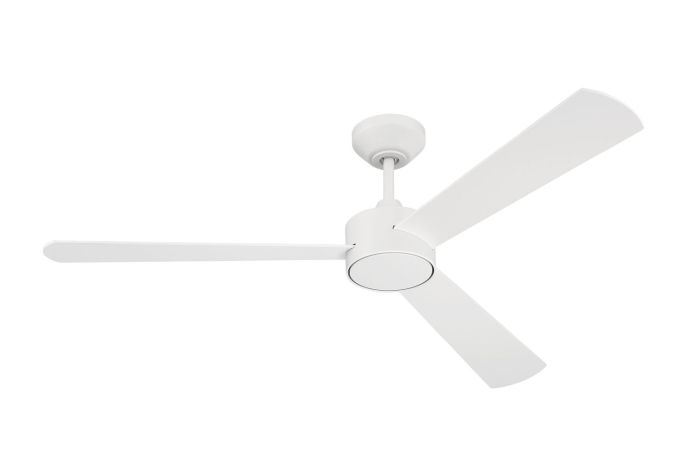 52" Provision Indoor/Outdoor (Damp) in Matte White w/ White Blades Ceiling Fan CRAFTMADE