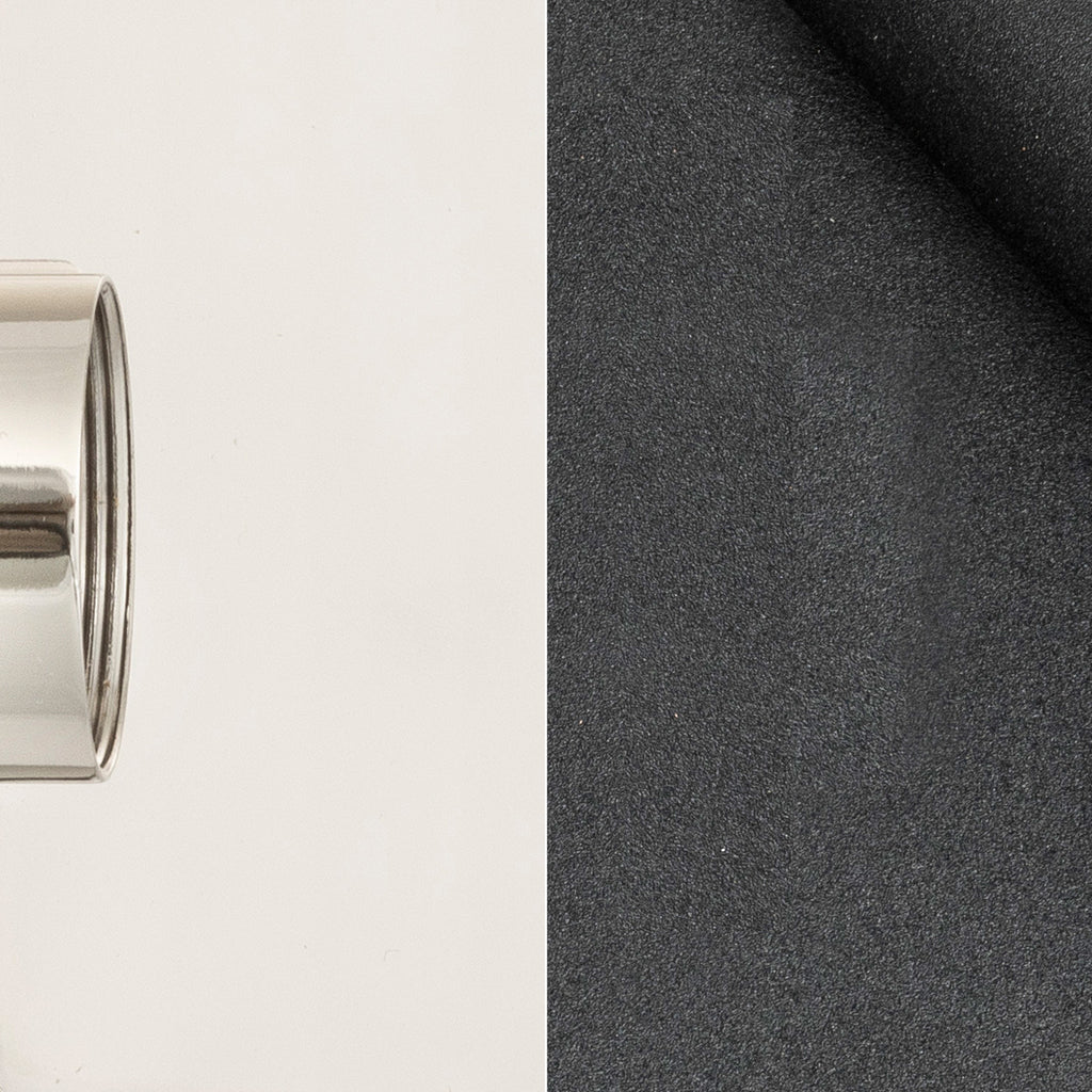 Brent 1 Light Polished Nickel + Black Forged Sconce Wall Sconce Crystorama