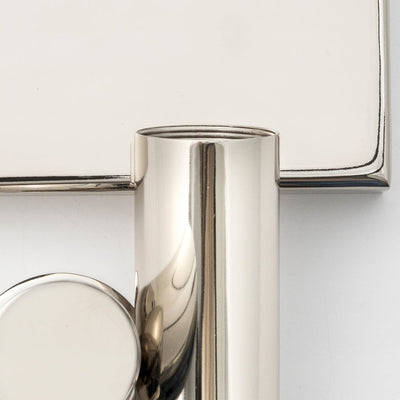 Palmer 1 Light Polished Nickel Sconce Wall Sconce Crystorama