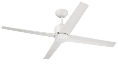 52" Quell Fan, White Finish, White Blades. LED Light, WIFI and Control Included Ceiling Fan CRAFTMADE