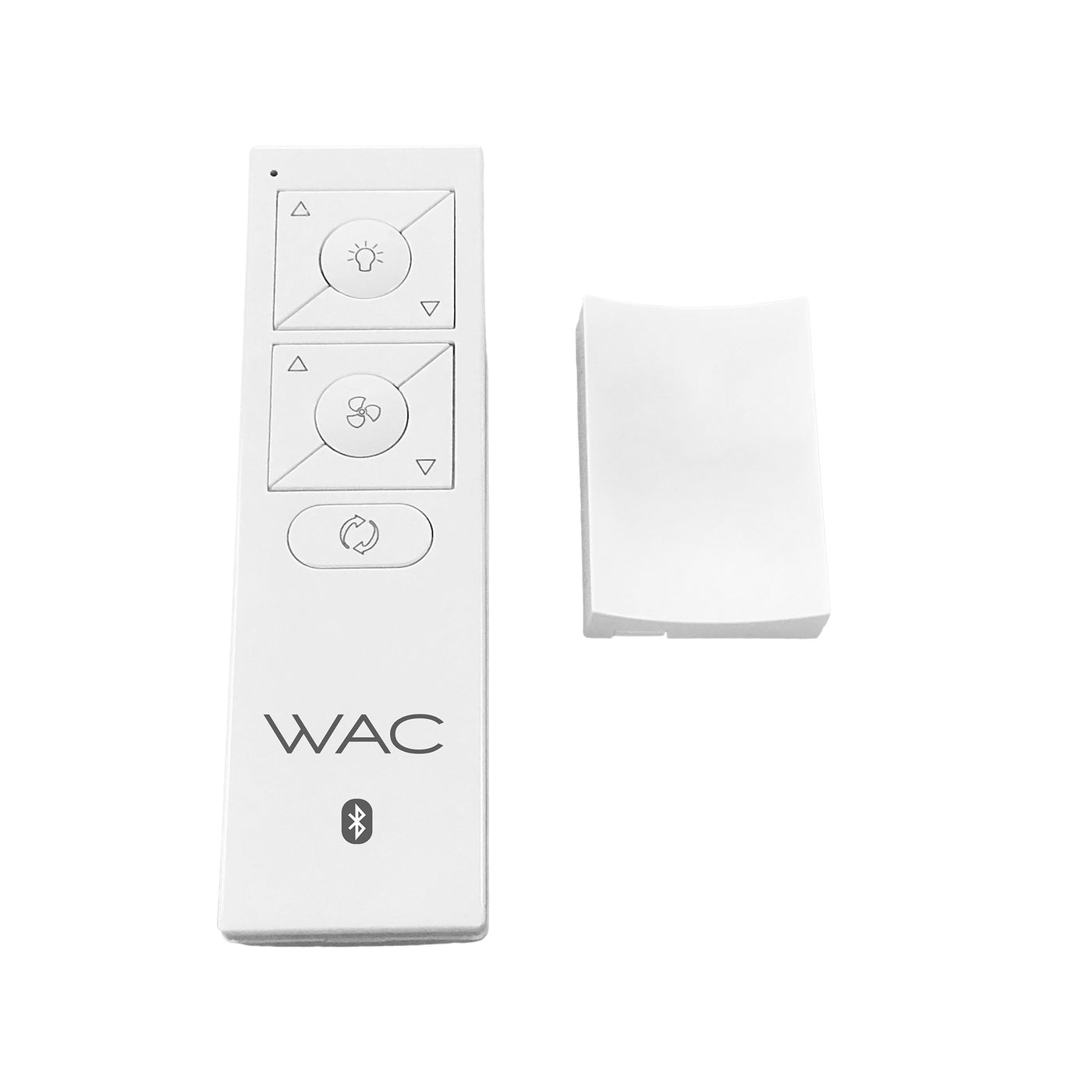 6-Speed Ceiling Fan Wireless Bluetooth Remote Control with Wall Cradle Ceiling Fan WAC Lighting