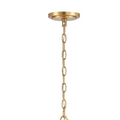 Rollins 6 Light Antique Gold Chandelier Chandelier Crystorama