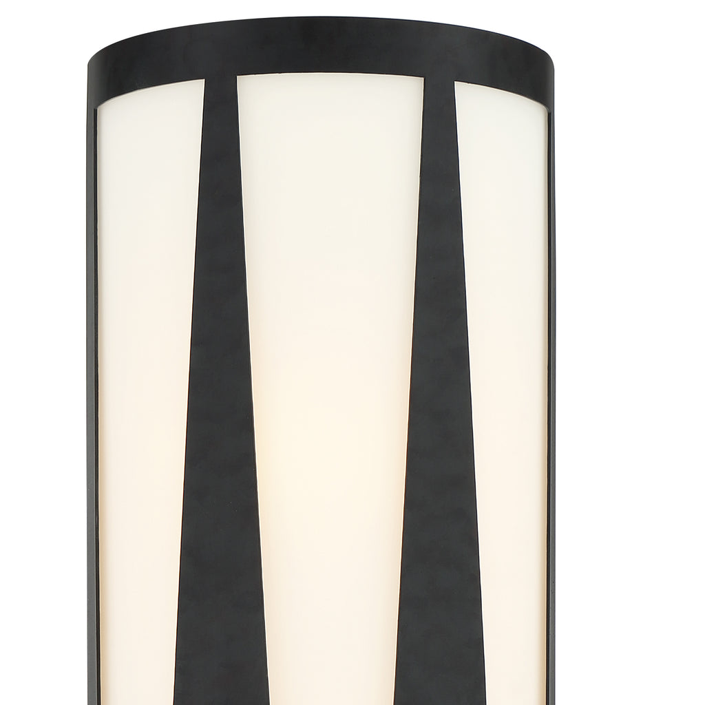 Royston 2 Light Black Sconce Wall Sconce Crystorama