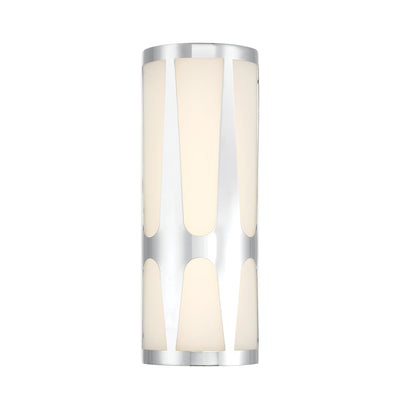 Royston Integrated LED Polished Chrome Sconce Wall Sconce Crystorama