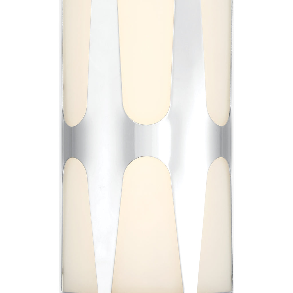 Royston Integrated LED Polished Chrome Sconce Wall Sconce Crystorama