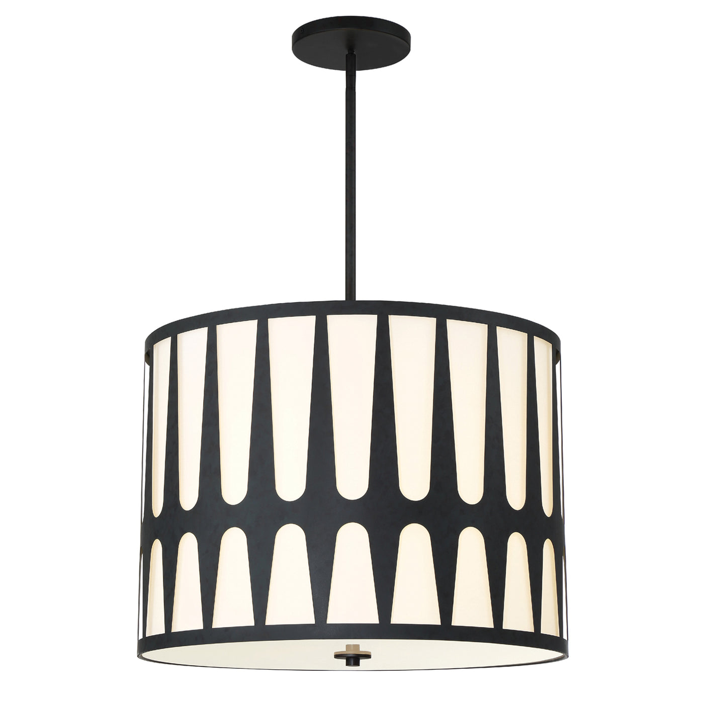 Royston 5 Light Black Chandelier Chandelier Crystorama