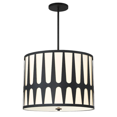 Royston 5 Light Black Chandelier Chandelier Crystorama