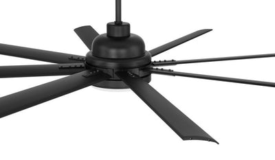 65" Rush in Flat Black w/ Flat Black Blades Ceiling Fan CRAFTMADE