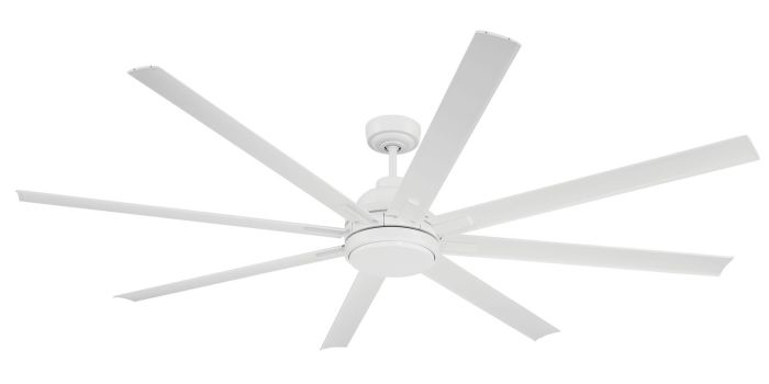 72" Rush in White w/ White Blades Ceiling Fan CRAFTMADE