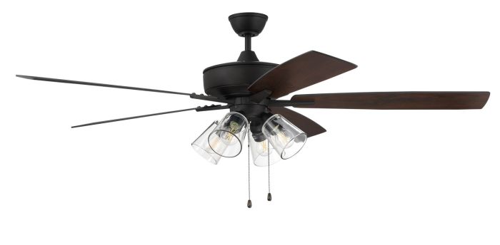 60" Super Pro 104 in Espresso w/ Espresso/Walnut Blades Ceiling Fan CRAFTMADE