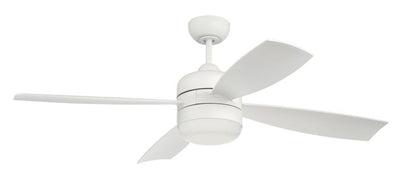 52" Sebastion in White w/ White Blades Ceiling Fan CRAFTMADE