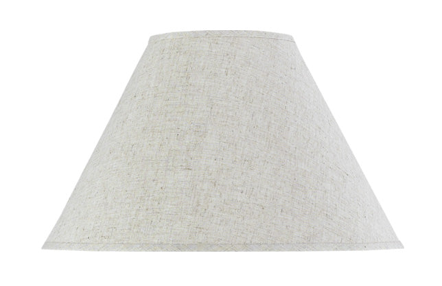 ROUND LINEN FABRIC SHADE Shade Cal Lighting