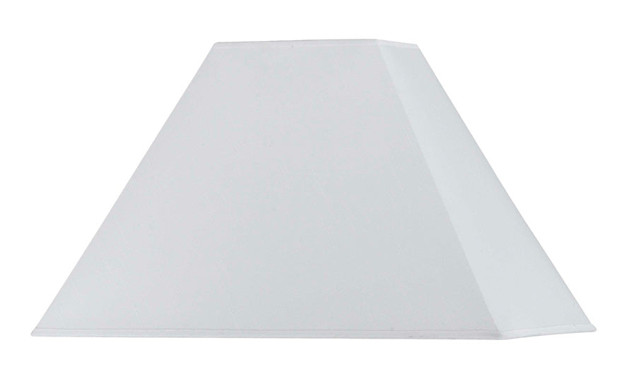 RECTANGULAR WHITE HARDBACK SHADE Shade Cal Lighting