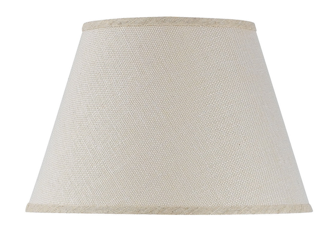 HARDBACK BURLAP SHADE Shade Cal Lighting