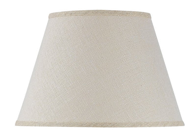 HARDBACK BURLAP SHADE Shade Cal Lighting