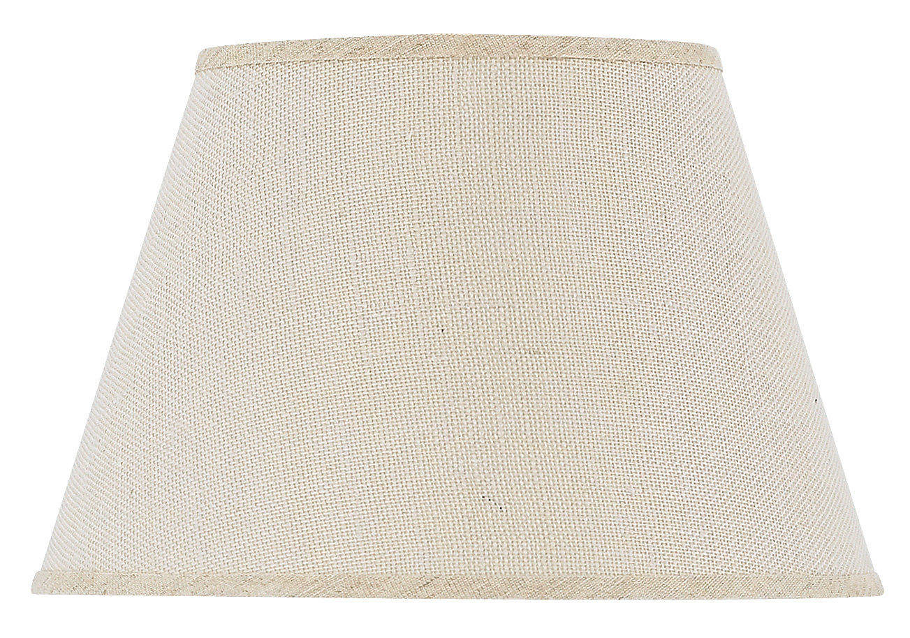 HARDBACK BURLAP SHADE Shade Cal Lighting