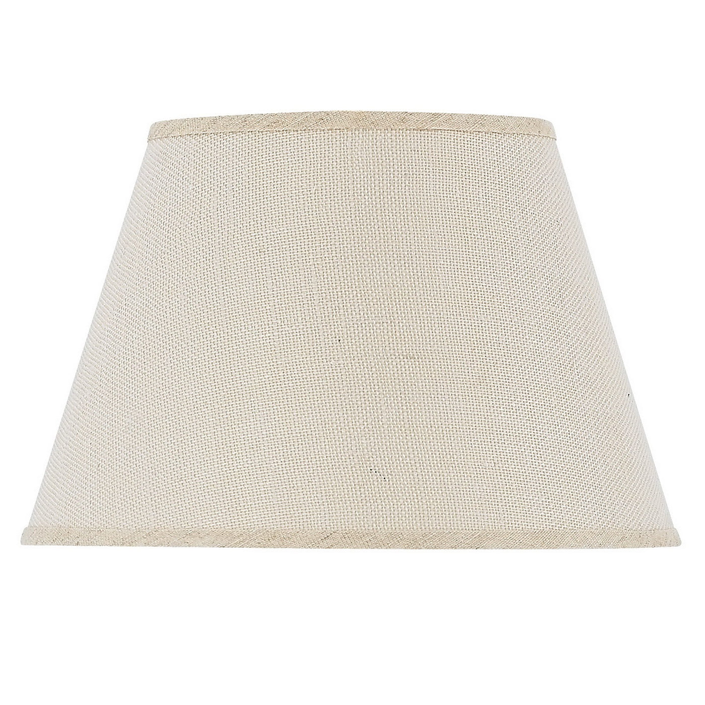 HARDBACK BURLAP SHADE Shade Cal Lighting