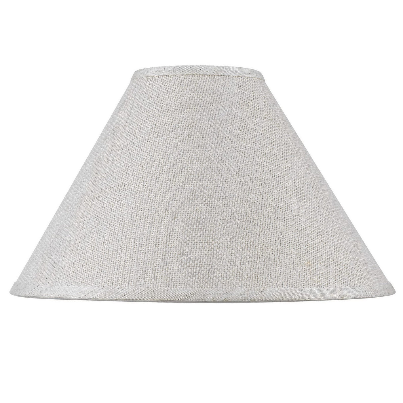 HARDBACK FINE BURLAP SHADE Shade Cal Lighting