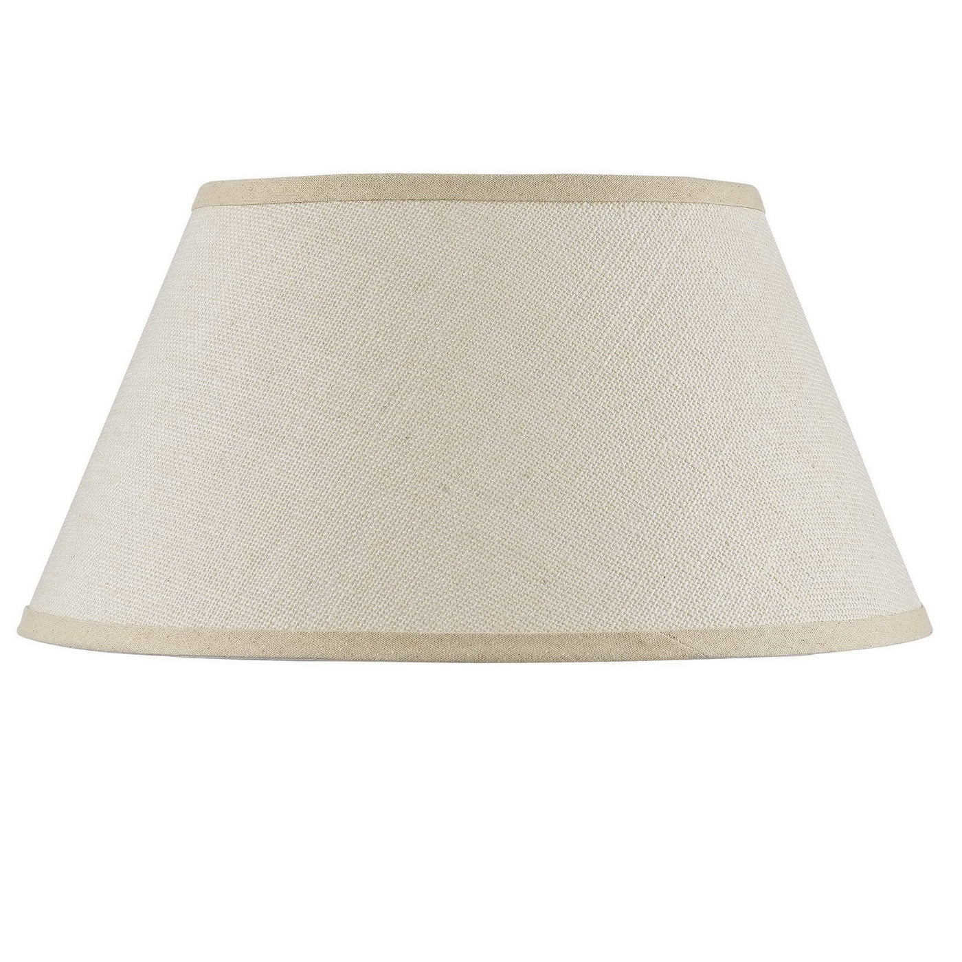 HARDBACK FINE BURLAP SHADE Shade Cal Lighting