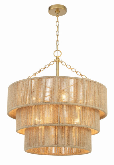 Shyla 10 Light Soft Gold Chandelier Chandelier Crystorama