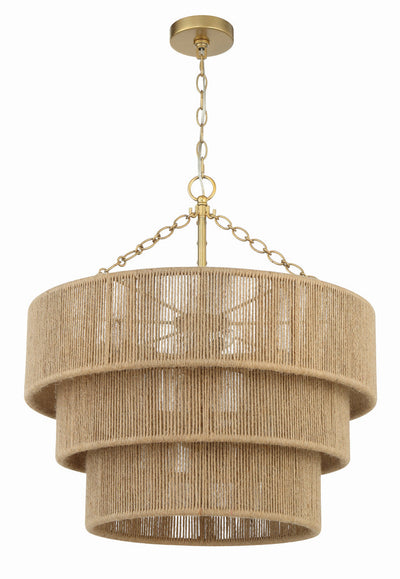 Shyla 10 Light Soft Gold Chandelier Chandelier Crystorama