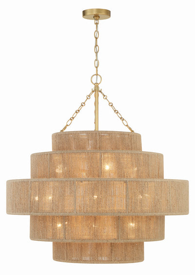 Shyla 20 Light Soft Gold Chandelier Chandelier Crystorama