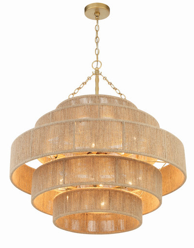 Shyla 20 Light Soft Gold Chandelier Chandelier Crystorama