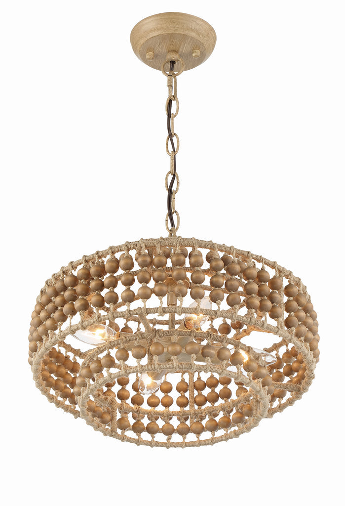 Silas 4 Light Burnished Silver Mini Chandelier Chandelier Crystorama