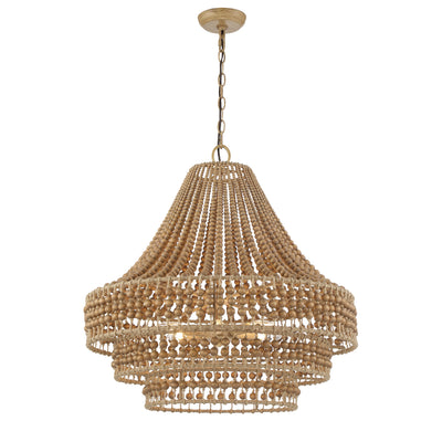 Silas 6 Light Burnished Silver Chandelier Chandelier Crystorama