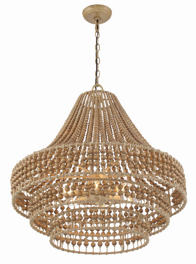 Silas 6 Light Burnished Silver Chandelier Chandelier Crystorama