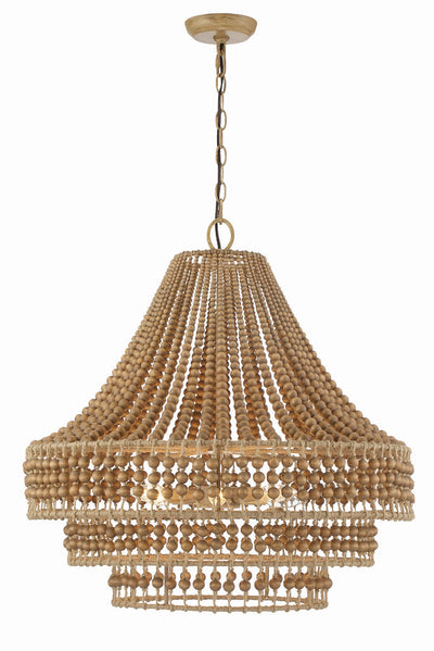 Silas 6 Light Burnished Silver Chandelier Chandelier Crystorama