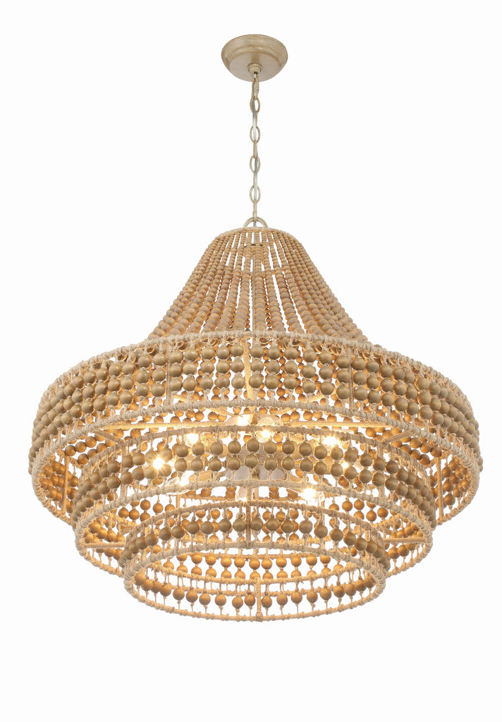 Silas 8 Light Burnished Silver Chandelier Chandelier Crystorama