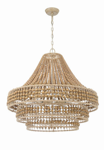 Silas 8 Light Burnished Silver Chandelier Chandelier Crystorama