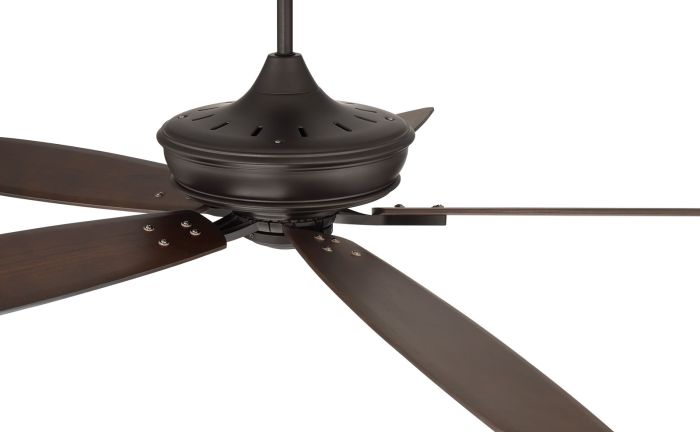 60" Santori Indoor/Outdoor (Damp) in Espresso w/ Walnut Blades Ceiling Fan CRAFTMADE