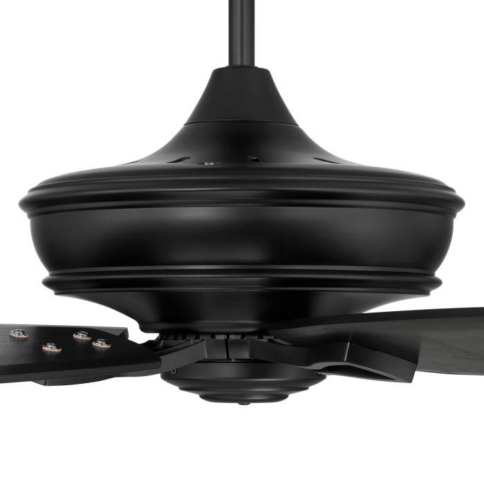 60" Santori Indoor/Outdoor (Damp) in Flat Black w/ Flat Black Blades Ceiling Fan CRAFTMADE