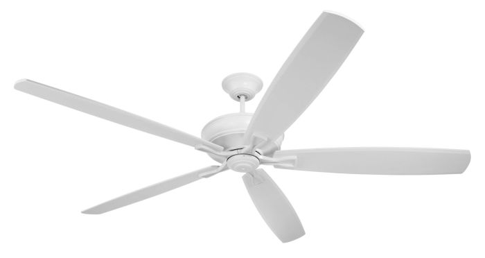 72" Santori Indoor/Outdoor (Damp) in Matte White w/ White Blades Ceiling Fan CRAFTMADE