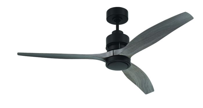 52" Sonnet WiFi in Flat Black  w/ Greywood Blades Ceiling Fan CRAFTMADE