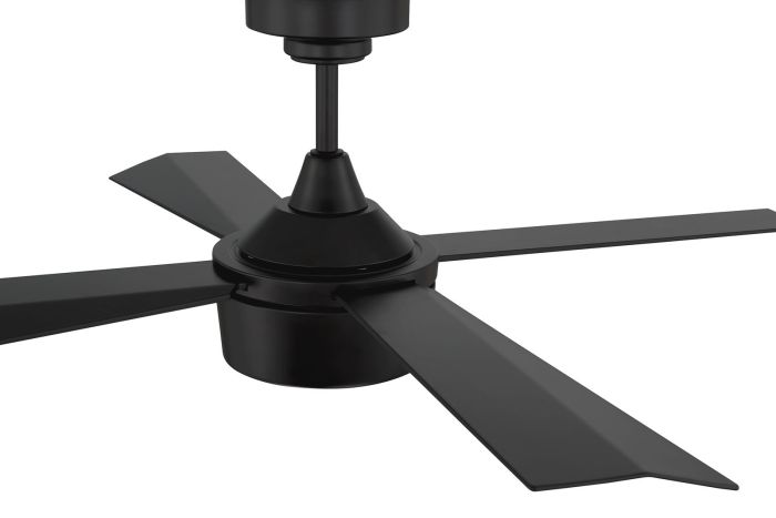 42" Theo,Flat Black Finish, Flat Black Blades, Light Kit Inlcuded (Optional) Ceiling Fan CRAFTMADE