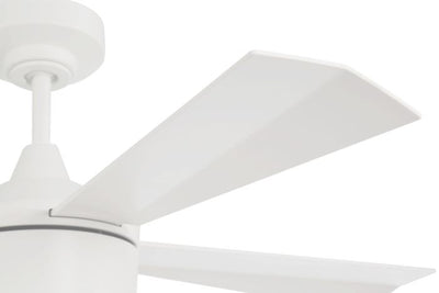 42" Theo,White Finish, White Blades, Light Kit Inlcuded (Optional) Ceiling Fan CRAFTMADE