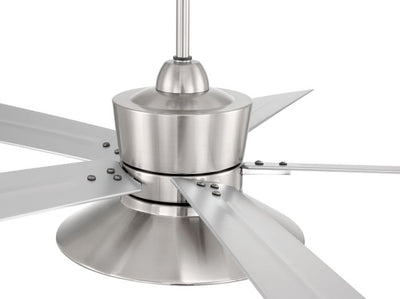 52" Topper in Brushed Polished Nickel w/ Brushed Nickel Blades Ceiling Fan CRAFTMADE