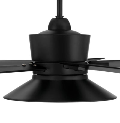 52" Topper in Flat Black w/ Flat Black Blades Ceiling Fan CRAFTMADE