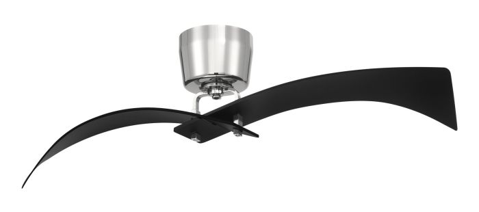 52" Tern in Flat Black/Polished Nickel w/ Flat Black Blades Ceiling Fan CRAFTMADE