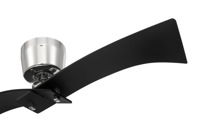 52" Tern in Flat Black/Polished Nickel w/ Flat Black Blades Ceiling Fan CRAFTMADE