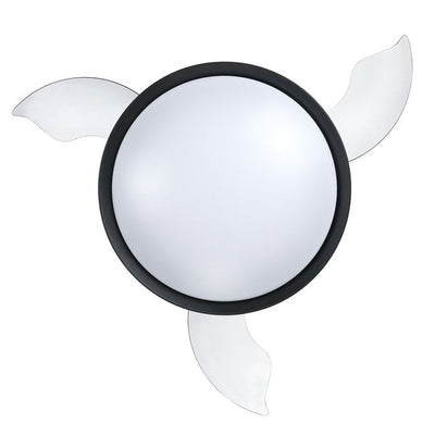 42" Union in Flat Black w/ Clear Acrylic Blades