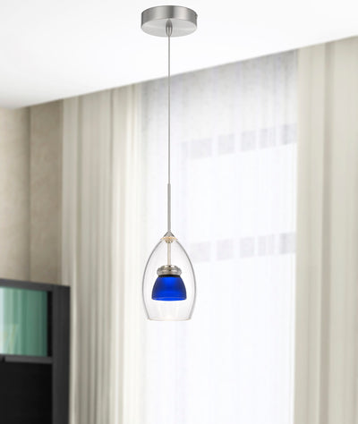 INTEGRATED DIMMABLE LED GLASS MINI PENDANT LIGHT. 6W, 450 LUMEN, 3000K Pendant Cal Lighting