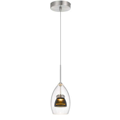 INTEGRATED DIMMABLE LED GLASS MINI PENDANT LIGHT. 6W, 450 LUMEN, 3000K Pendant Cal Lighting