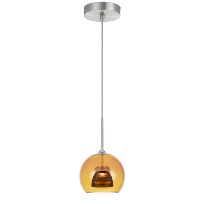 INTEGRATED DIMMABLE LED GLASS MINI PENDANT LIGHT. 6W, 450 LUMEN, 3000K Pendant Cal Lighting