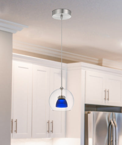 INTEGRATED DIMMABLE LED GLASS MINI PENDANT LIGHT. 6W, 450 LUMEN, 3000K Pendant Cal Lighting