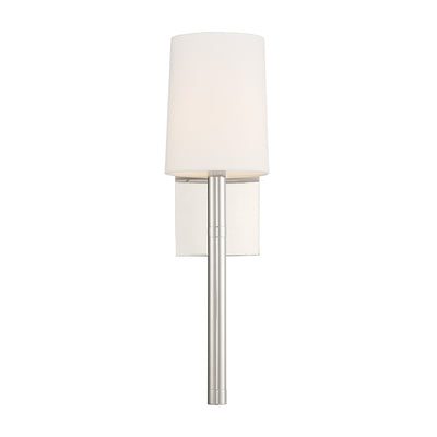 Weston 1 Light Polished Nickel Sconce Wall Sconce Crystorama